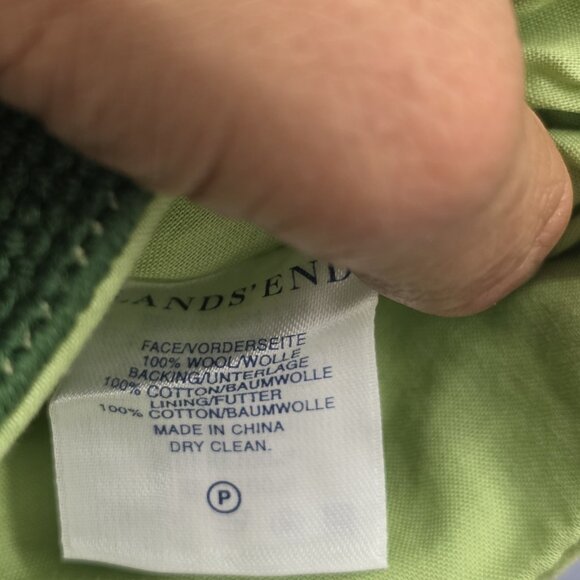 Lands End Needlepoint Embroidered Grammy Stocking Angel & Lamb for "Kristen" - Picture 5 of 6